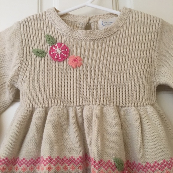 The Prairie (6-9M) by Rachel Ashwell Baby Sweater Dress Soft Knit Long Sleeves - Picture 3 of 7